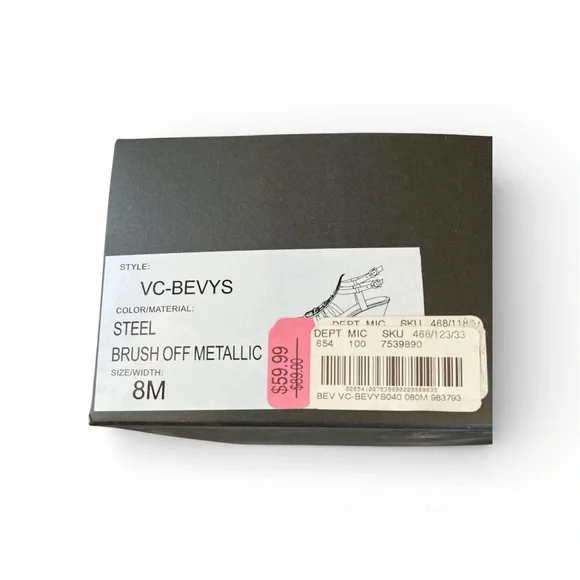 Vince Camuto Black Strappy Beaded Sandals - Picture 3 of 6